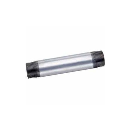 1 In X Close Galvanized Steel Pipe Nipple 150 PSI Lead Free